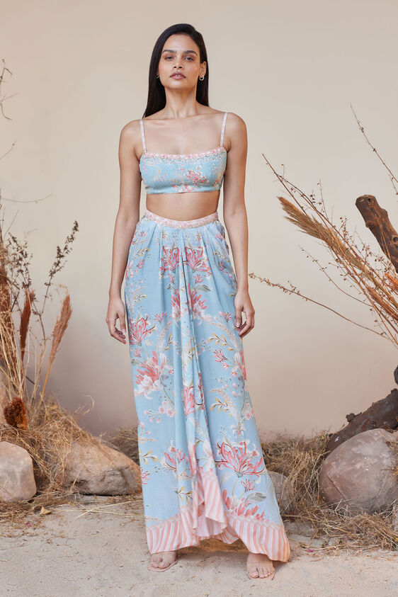 Sonora Skirt Set - Powder Blue, Powder Blue, image 6